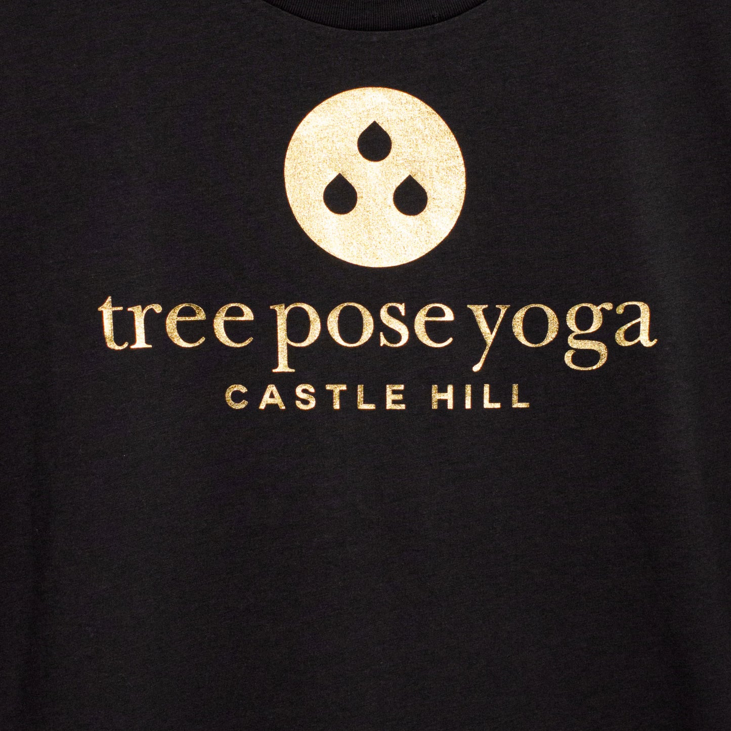 Tree Pose Yoga - Charcoal Tee Shirt